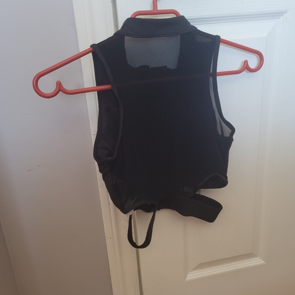 Mesh zipped crop workout bra - Picture 2 of 2